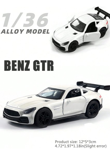 1:36 Benz Gtr Alaşım Araba Modeli Tahsil Simüle Supercar Oyuncak Dekorasyon Kapı Geri Çekin Mükemmel Doğum Günü Hediyesi (Yurt Dışından) fiyatları