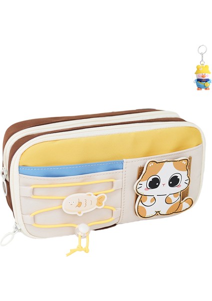 Kapibala Kalem Çantası Büyük Kapasiteli Kırtasiye Kutusu Öğretim Okulu Kalem Çantası (Yurt Dışından)