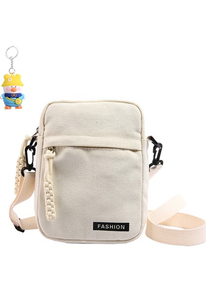 Hafif Küçük Çanta Kadın Moda Tuval Omuz Çantası Mini Crossbody Telefon Çantası (Yurt Dışından)