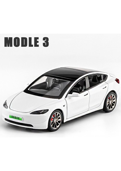 2024 Yeni 1:32 Model 3 Model 3 Alaşım Model Araba Oyuncak Döküm Metal Döküm Ses ve Işık Oyuncak Arabalar Çocuklar Için Araç (Yurt Dışından)