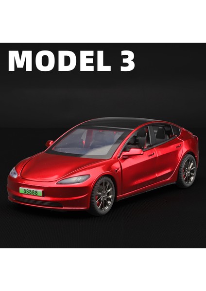 2024 Yeni 1:32 Model 3 Model 3 Alaşım Model Araba Oyuncak Döküm Metal Döküm Ses ve Işık Oyuncak Arabalar Çocuklar Için Araç (Yurt Dışından) fırsatları