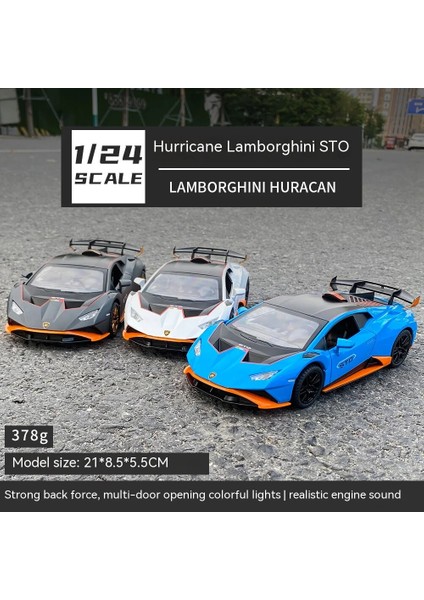 1:24 Ölçekli Lamborghini Sto Alaşım Model Araba - Koleksiyoncular Için Ultimate Supercar Çoğaltma - Has Detaylandırma Üst Düzey Işçilik (Yurt Dışından) fırsatları