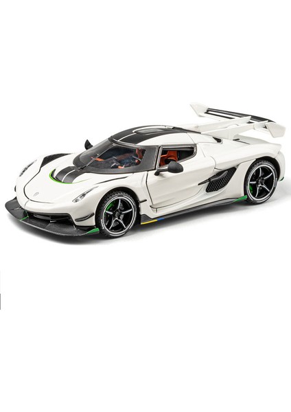 1:24 Ölçekli Jesko Spor Arabalar Modelleri Oyuncaklar Alaşım Döküm Tekerlek Geri Çekin Supercar 4 Kapı Açık Araçlar Boys Için Doğum Günü Hediyeleri (Yurt Dışından)
