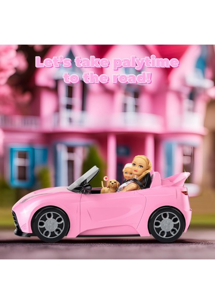 Spor Araba Modeli - 11 5 Inç Bebek Aksesuarlarına Uygun - Emniyet Kemeri ve Rulo ile Prenses Bebek Spor Araba Modeli (Yurt Dışından) fırsatları