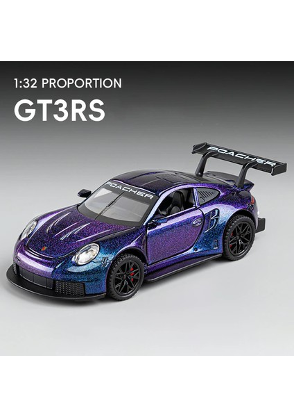 1:32 Porsche 911 Gt3 Rs Alaşım Model Araba Oyuncak Döküm Metal Döküm Ses ve Işık Oyuncak Arabalar Çocuklar Için Araç (Yurt Dışından) fiyatları