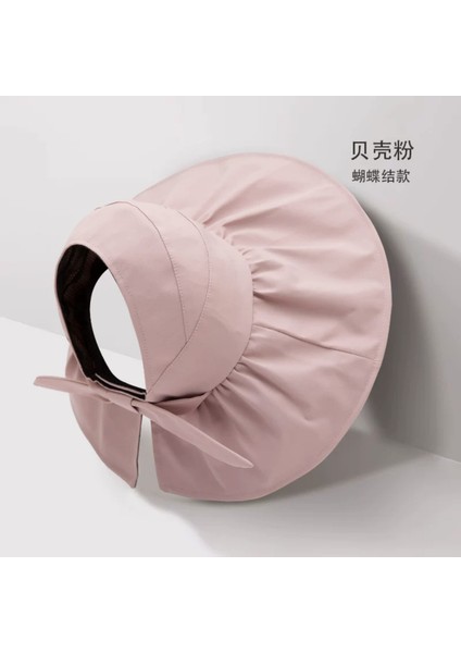 Yeni Yaz Güneş Şapkası Kadın Anti-Ultraviyole Uv Içi Boş Üst Güneş Şapkası Seyahat Gezi Açık Büyük Ağız Güneş Şapkası (Yurt Dışından)