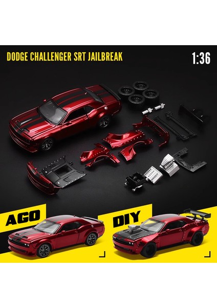 Cca Msz 1:36 Dodge Challenger Modifiye Araba Spor Araba Yedek Model Çocuk ve Erkek Çocuk Oyuncak Araba Koleksiyonu Süsleme (Yurt Dışından) fırsatları