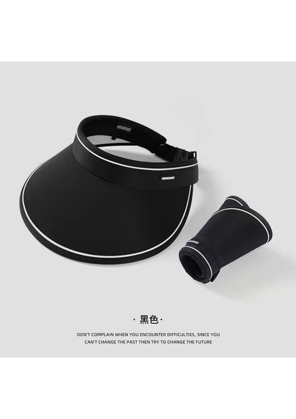 Yeni Yaz Güneş Şapkası Kadın Anti-Ultraviyole Uv Içi Boş Üst Güneş Şapkası Seyahat Gezi Açık Büyük Ağız Güneş Şapkası (Yurt Dışından)