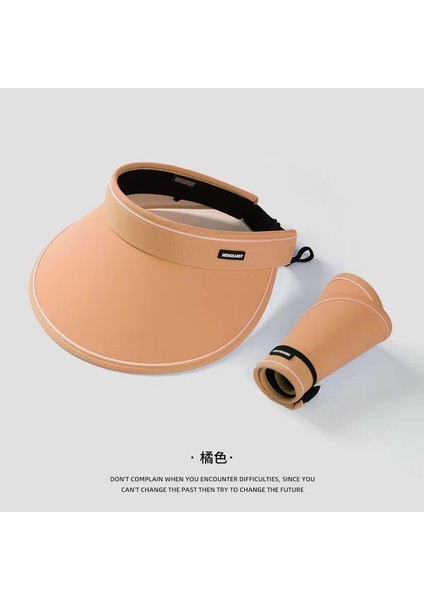 Yeni Yaz Güneş Şapkası Kadın Anti-Ultraviyole Uv Içi Boş Üst Güneş Şapkası Seyahat Gezi Açık Büyük Ağız Güneş Şapkası (Yurt Dışından)