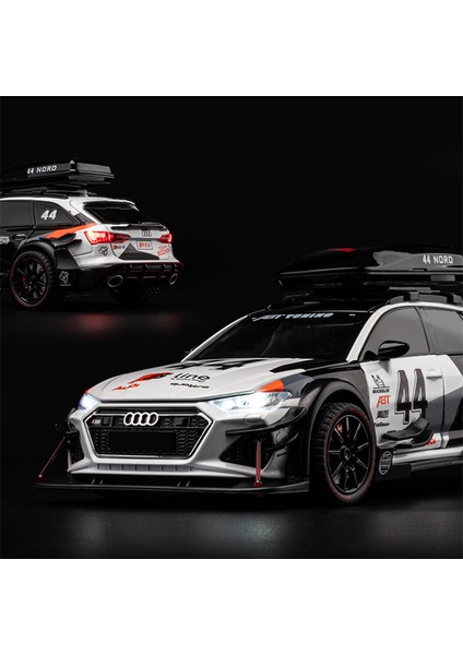 1/24 Audi Rs6 Avant Station Wagon Alaşım Araba Yarışı Modeli Döküm Metal Parça Spor Araba Araçlar Modeli Ses Işığı Çocuk Oyuncak Hediye (Yurt Dışından) modelleri
