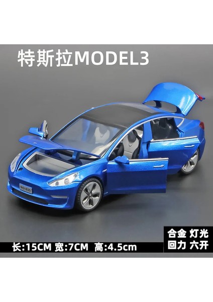 1:32 Tesla Model 3 Alaşım Araba Modeli Pres Döküm ve Oyuncak Araçlar Oyuncak Arabalar Çocuk Oyuncakları Çocuk Hediyeler Için Çocuk Oyuncak (Yurt Dışından)