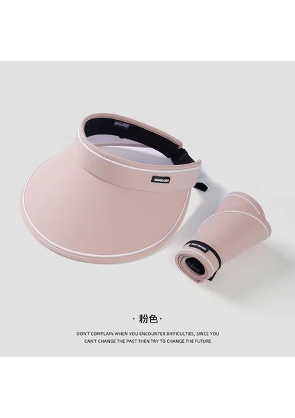 Yeni Yaz Güneş Şapkası Kadın Anti-Ultraviyole Uv Içi Boş Üst Güneş Şapkası Seyahat Gezi Açık Büyük Ağız Güneş Şapkası (Yurt Dışından)