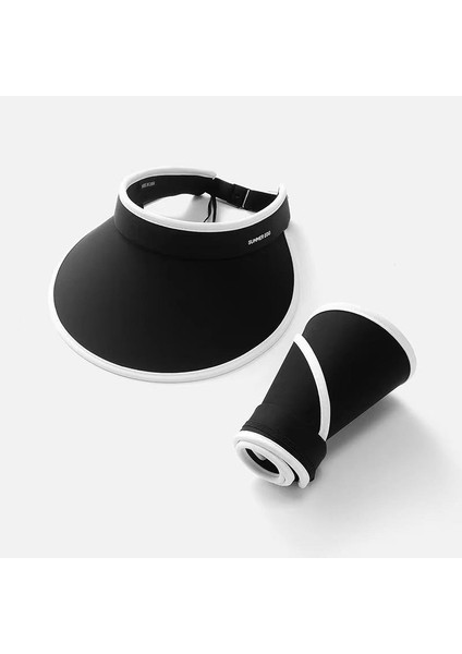 Yeni Yaz Güneş Şapkası Kadın Anti-Ultraviyole Uv Içi Boş Üst Güneş Şapkası Seyahat Gezi Açık Büyük Ağız Güneş Şapkası (Yurt Dışından)