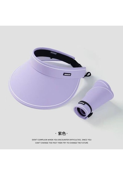 Yeni Yaz Güneş Şapkası Kadın Anti-Ultraviyole Uv Içi Boş Üst Güneş Şapkası Seyahat Gezi Açık Büyük Ağız Güneş Şapkası (Yurt Dışından)