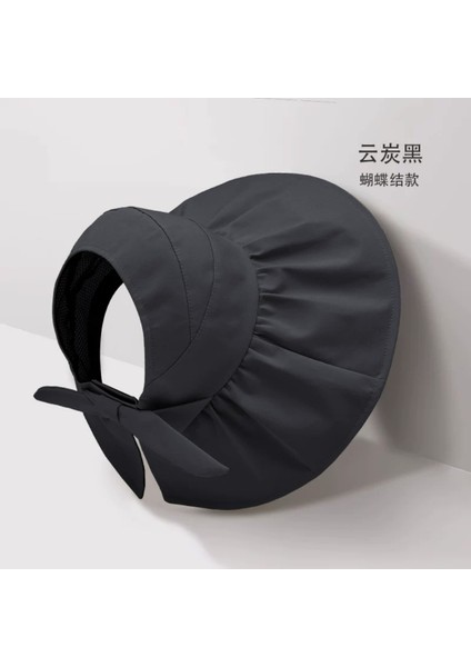 Yeni Yaz Güneş Şapkası Kadın Anti-Ultraviyole Uv Içi Boş Üst Güneş Şapkası Seyahat Gezi Açık Büyük Ağız Güneş Şapkası (Yurt Dışından)