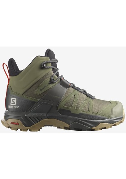 X Ultra Mid 4 Gore-Tex Erkek Outdoor Botu - Yeşil