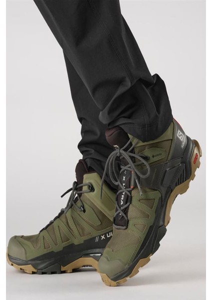 X Ultra Mid 4 Gore-Tex Erkek Outdoor Botu - Yeşil