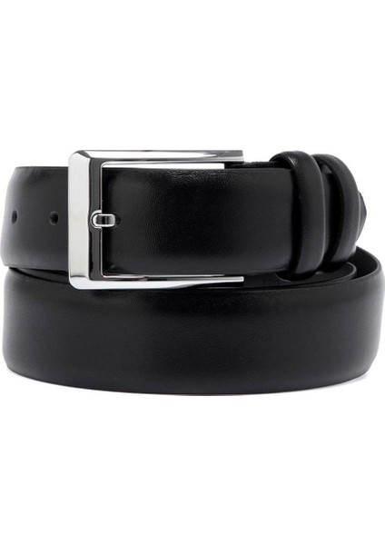 S1EK00000341 Erkek Deri Kemer - Siyah