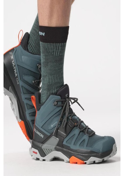 X Ultra 4 Mid Gore-Tex Erkek Outdoor Botu - Mavi