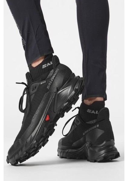 Alphacross 5 Gore-Tex Erkek Koşu Ayakkabısı - Siyah