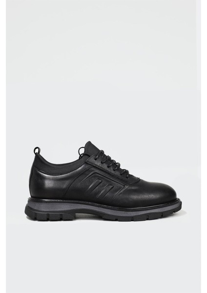22K 3815 Siyah Erkek Ayakkabı Casual