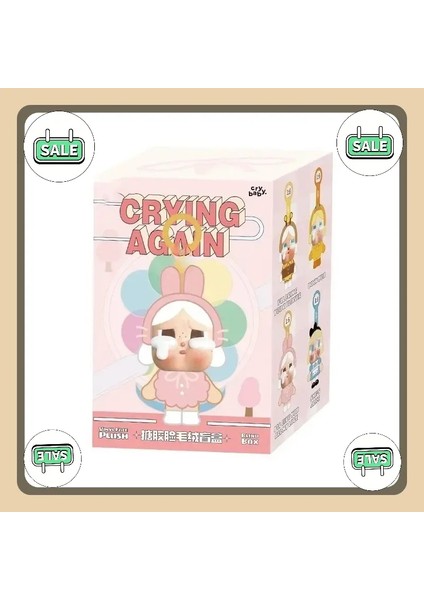 Spot Crybaby Vinil Yüz Bebek Peluş Kutu Ağlayan Bebek Kolyesi Ana Zinciri Gizem Bag Ağlama Serisi El Yapımı Oyuncak Hediyesi: Random 1 Pcs (Yurt Dışından)