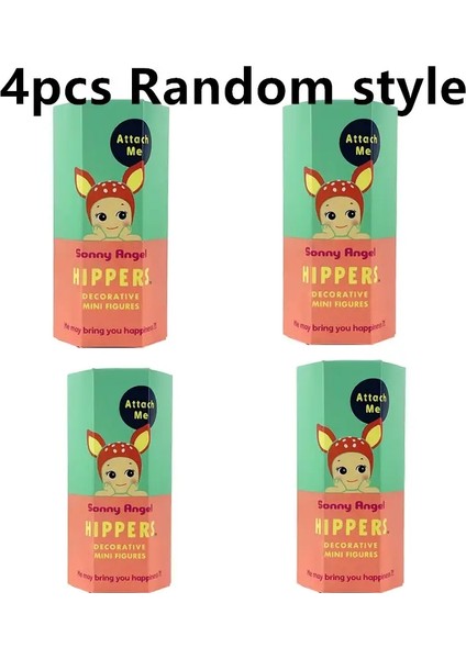 Sonny Angel Hippers Hayvan ve Okyanus Kutu Serisi Şifa Moda Araba Telefon Aksesuarları Çocuk Oyuncakları Noel Hediyeleri Renk: Dw 4pcs (Yurt Dışından)