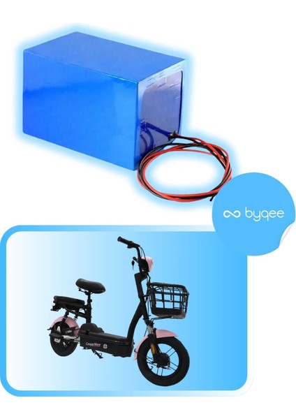 Casper New 48 Volt 12 Amper Elektrikli Motosiklet Bataryası (Lifepo4)