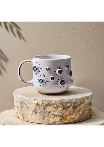 Nazar Boncuklu Kupa 350 ml