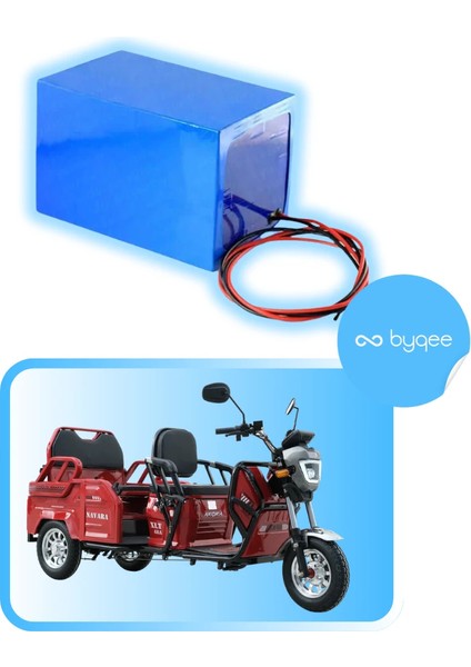 XLT48A Navara 72 Volt 20 Amper Elektrikli Motosiklet Bataryası (Lifepo4)