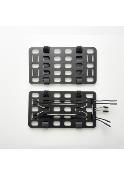 Modüler Ekipman | Dacia Duster Uyumlu Güneşlik Üstü Molle Panel Organizer | 2 Adet | Metal | Taktik ve Günlük Kullanım