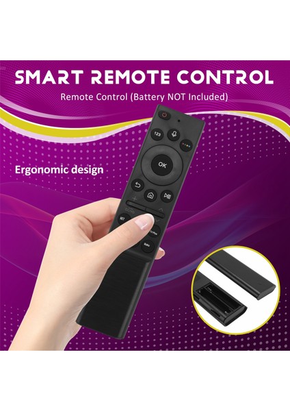 RM-G2500 V1 Samsung Tv'ler Için Sesli Uzaktan Kumanda - TU8000, TU8300, RU9000, Q60T, Q70T, Q80T Modelleri Için (Yurt Dışından) indirimleri