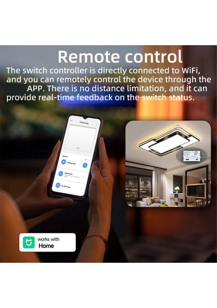 Xiaomi Home App Wifi Akıllı Anahtar Dıy Zamanlayıcı 7-32V Akıllı Uzaktan Kumanda + Dönüştürücü 433 Uzaktan Ev Otomasyon Modülü Smartlife (Yurt Dışından) indirimleri