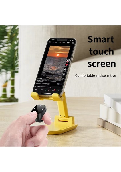 Akıllı Parmak Ucu Halkası Uzaktan Kumanda Kablosuz Bluetooth Mobil Selfie Fareleri Selfie Video Otomatik Sayfa Çevirici Tarama B (Yurt Dışından) modelleri