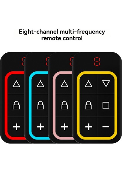 8ch Çok Frekanslı Garaj Kapısı Uzaktan Kumandası 270-868MHZ Rf Kopyalama Uzaktan Kumandası Frekansı Otomatik Olarak Tanımlar Kırmızı (Yurt Dışından) fiyatları