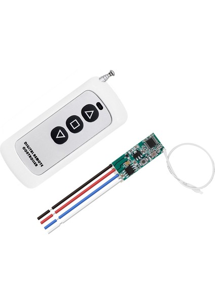 Dc 12V Motor Uzaktan Kumanda Kiti, Motor Yönü ve Durdurma Kontrolü Için Vericili 433MHZ Kablosuz Röle Modülü (Yurt Dışından) modelleri