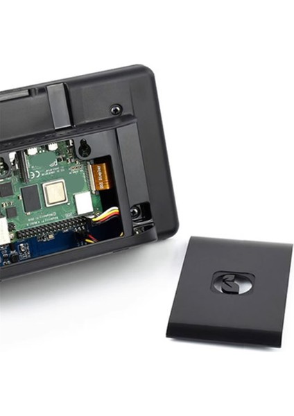 Raspberry Pi 4b 7 Inç Abs Siyah Kabuk Kılıf Için Resmi Orijinal 7 Inç 800X480 Ekran Dokunmatik Ekran (Yurt Dışından)