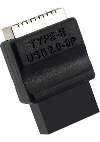 Anakart Usb2.0 9pın Erkek - Tip-E Dişi Adaptör Type-E Arayüz Başlığı Adaptörü (Yurt Dışından)