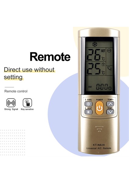 KT-N828 Evrensel Ac Uzaktan Kumanda Klima Uzaktan Kumandası KT-N828 - Verimli Yedek Uzaktan Kumanda (Yurt Dışından) modelleri