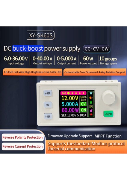 SK60S Ayarlanabilir Dc Regüle Güç KAYNAĞI+433M Kit Sabit Voltaj Sabit Akım 5A 60W Adım Aşağı Modülü (Yurt Dışından) indirimleri