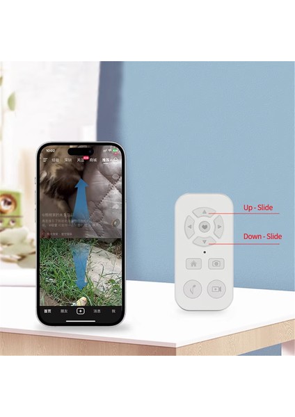 Cep Telefonu Evrensel Uzaktan Kumanda Selfie Çubuğu Bluetooth Kamera Kontrol Cihazı Siyah Için Bluetooth Akıllı Uzaktan Kumanda (Yurt Dışından)