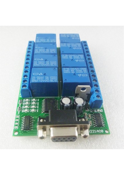 8 Ch RS232 Röle Kartı Pc USB Uart Db9 Uzaktan Kumanda Anahtarı Plc Akıllı Ev Garaj Kapısı Araba Çiftlik Motoru Için (Yurt Dışından)
