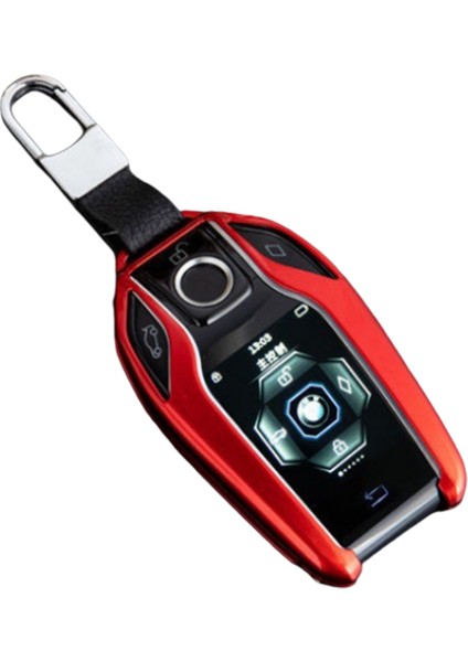 Araba Akıllı Uzaktan Araba Anahtarı Kapağı Çinko Alaşımlı Kılıf Koruyucu LCD Ekranlı Anahtar Kapağı Bmw Için Anahtarlıklı (Yurt Dışından) fırsatları