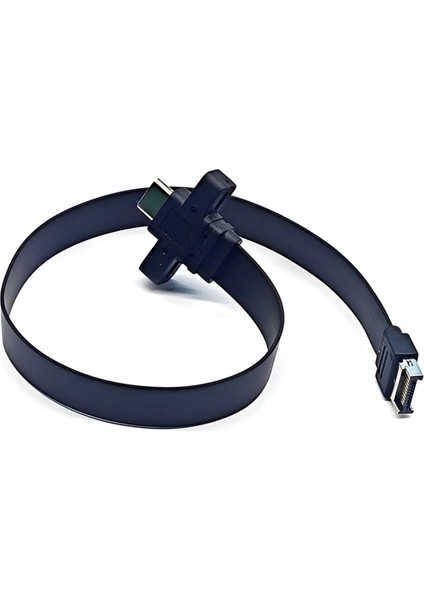 Usb3.2 GEN2X2 Kartı Hat Tipi-E Terminali Tip-C Ön C Ana 10G/20GBPS Düz Tel 30CM (Yurt Dışından)