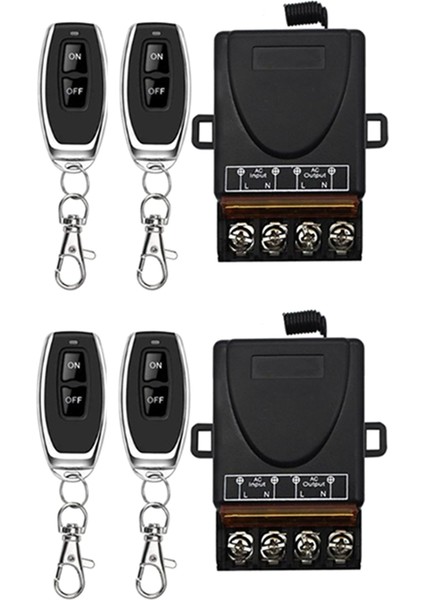 Ac 220V 30A 1ch 433MHZ Kablosuz Uzaktan Kumanda Anahtarı Rf Röle Alıcısı Açma/kapama Vericisi ile (Yurt Dışından)