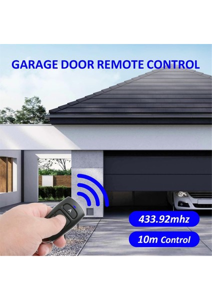 2 Adet Uzaktan Garaj Kapısı Uzaktan Kumandası, Kapı Için 433.92MHZ Uzaktan Kumanda, Uzaktan Kumandalı Anahtarlık, Yedek Garaj Kapısı Elektrikli Kapı (Yurt Dışından)