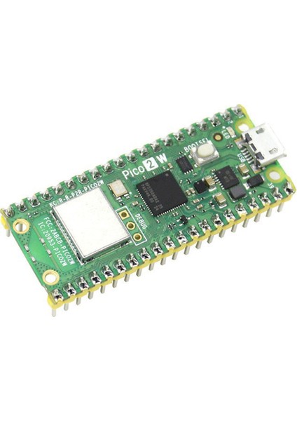 Raspberry Pi Pico 2 W Mikrodenetleyici Geliştirme Kartı RP2350 Çip Desteği Wıfı Bluetooth, Lehimli Sarı Başlık (Yurt Dışından)