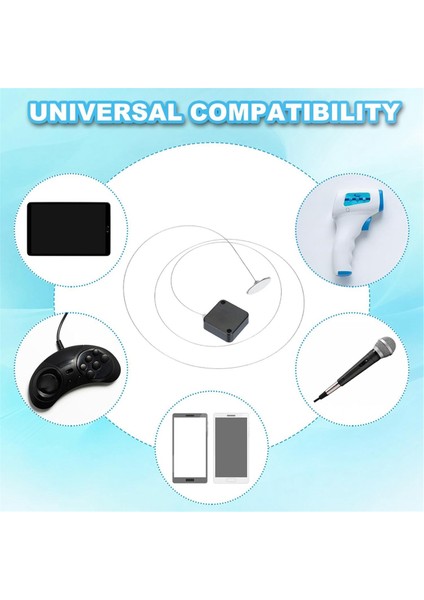 5 Ft Geri Çekilebilir Uzaktan Kumanda Bağlantısı, Çift Taraflı Yapışkan ve Vidalı 2 Paket Güvenlik Kablosu Askı Kilidi (Yurt Dışından) fiyatları