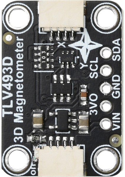TLV493D I2C Arayüzü Üç Eksenli Manyetometre Modülü Stemma Qt Qwiic Pinout Lehimlenmemiş Elektroniklerle Uyumlu (Yurt Dışından)