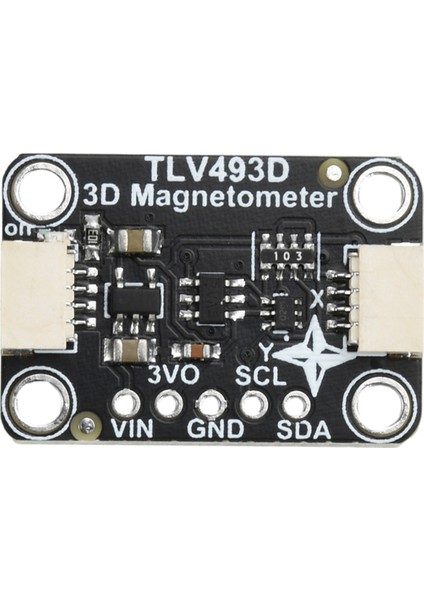 TLV493D I2C Arayüzü Üç Eksenli Manyetometre Modülü Stemma Qt Qwiic Pinout Lehimlenmemiş Elektroniklerle Uyumlu (Yurt Dışından)
